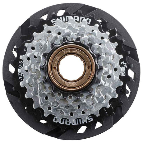 MULTIPLE FREEWHEEL SPROCKET, MF-TZ510 14-34T, 7-SPEED, 14-16-18-20-22-24-34T, W/SPOKE PROTECTOR