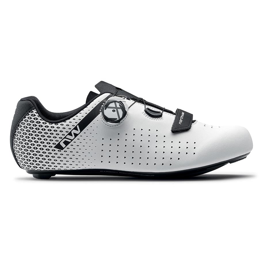Northwave, Core Plus 2, Road Shoes, White/Black, 44