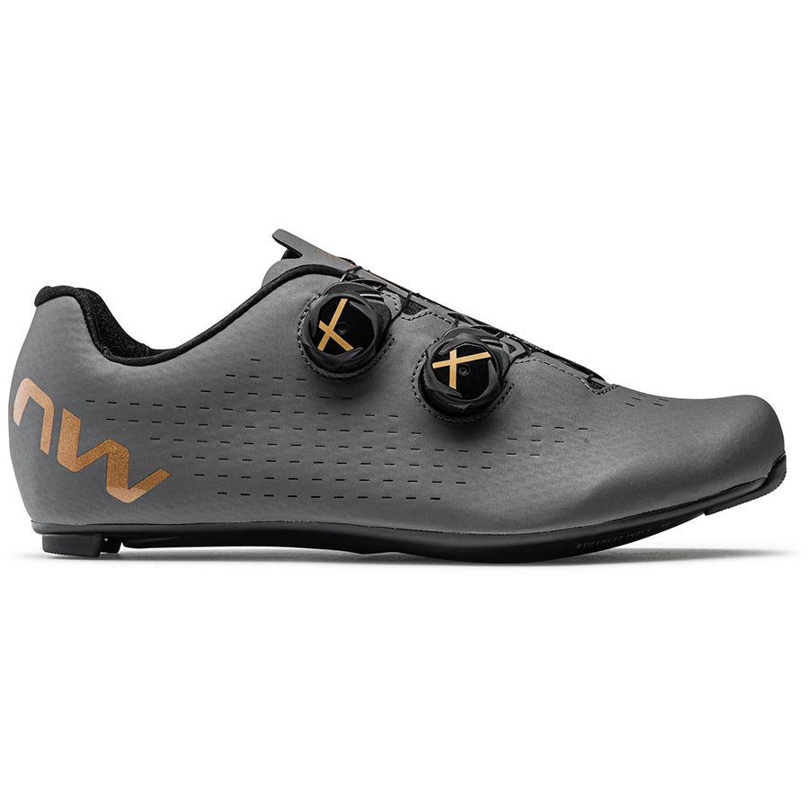 Northwave, Revolution 3, Road Shoes, Grey/Gold, 45