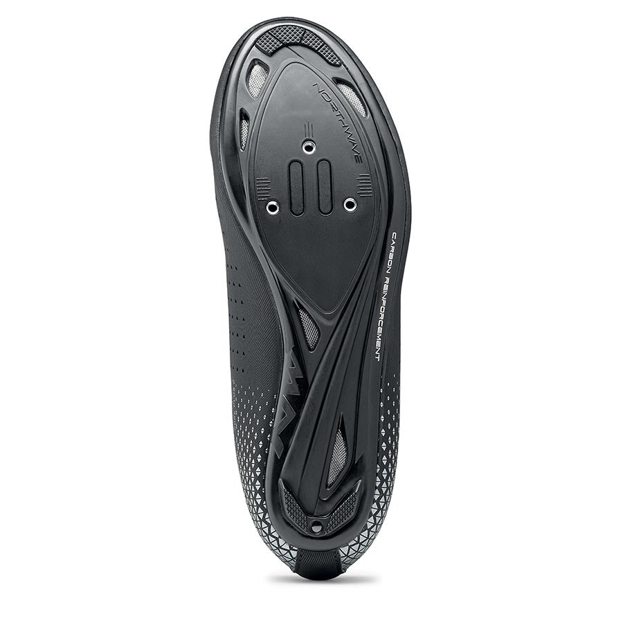 Northwave, Core Plus 2 Wide, Road Shoes, Black/Silver, 43