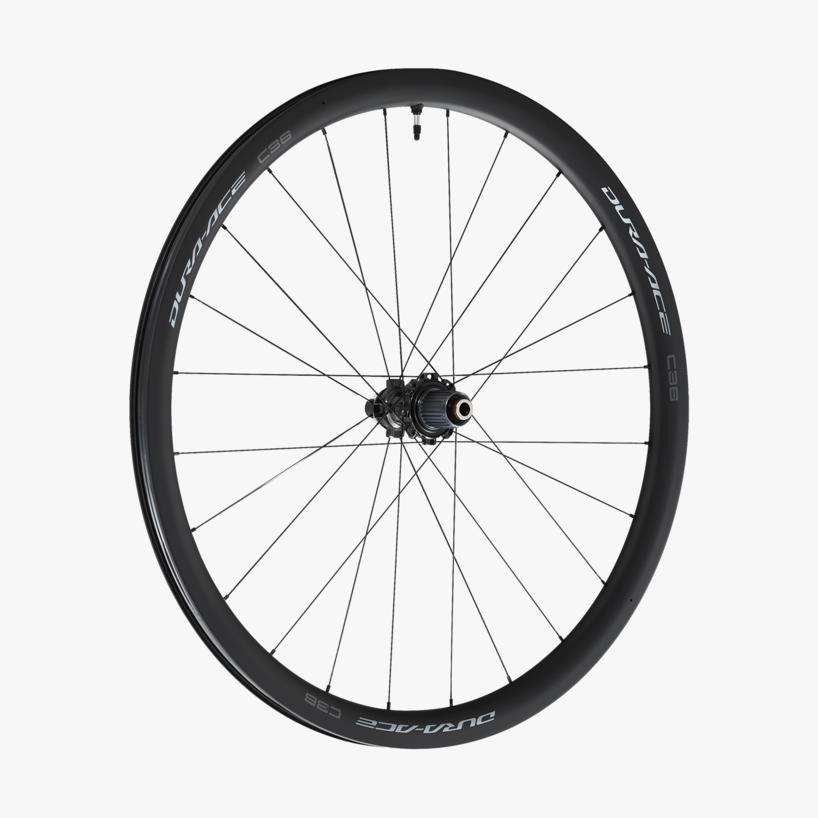 WHEEL, WH-R9270-C36-TL, DURA-ACE, REAR, 24H, FOR 12-S, OLD: 142MM, R: 12MM E-THRU, TUBELESS, W/TUBELESS TAPE, W/O BAG FOR CL DISC