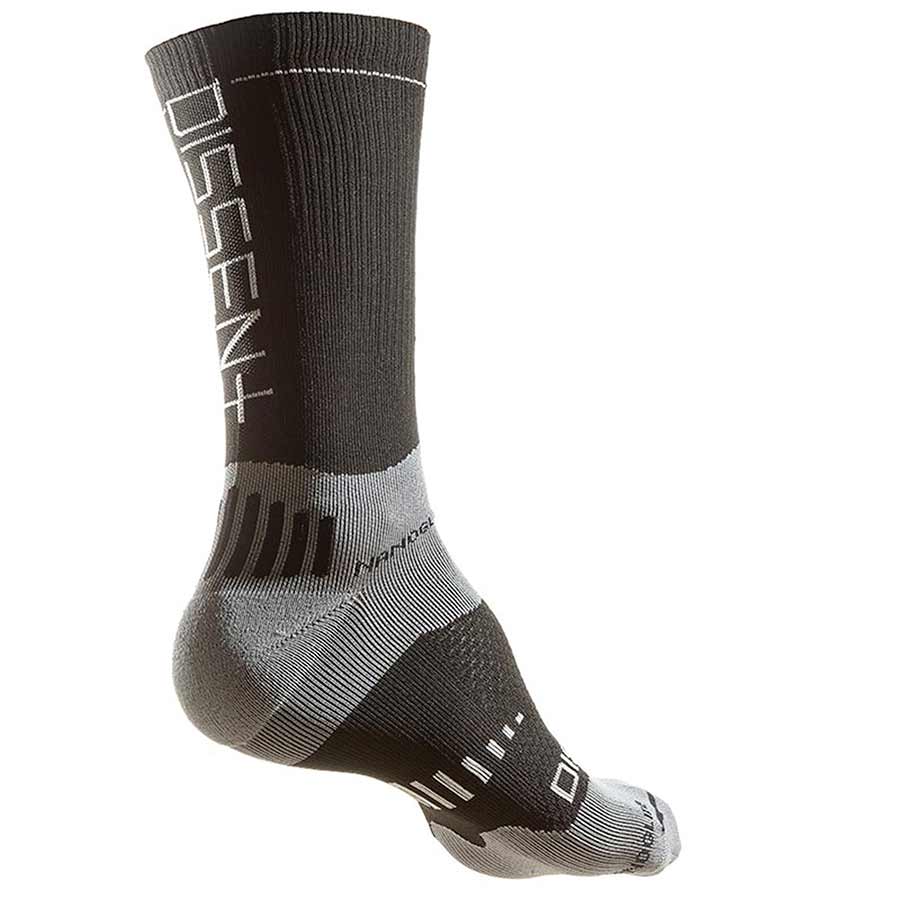Dissent, Supercrew Nano 8", Compression socks, Black, S (Men 4-6.5)