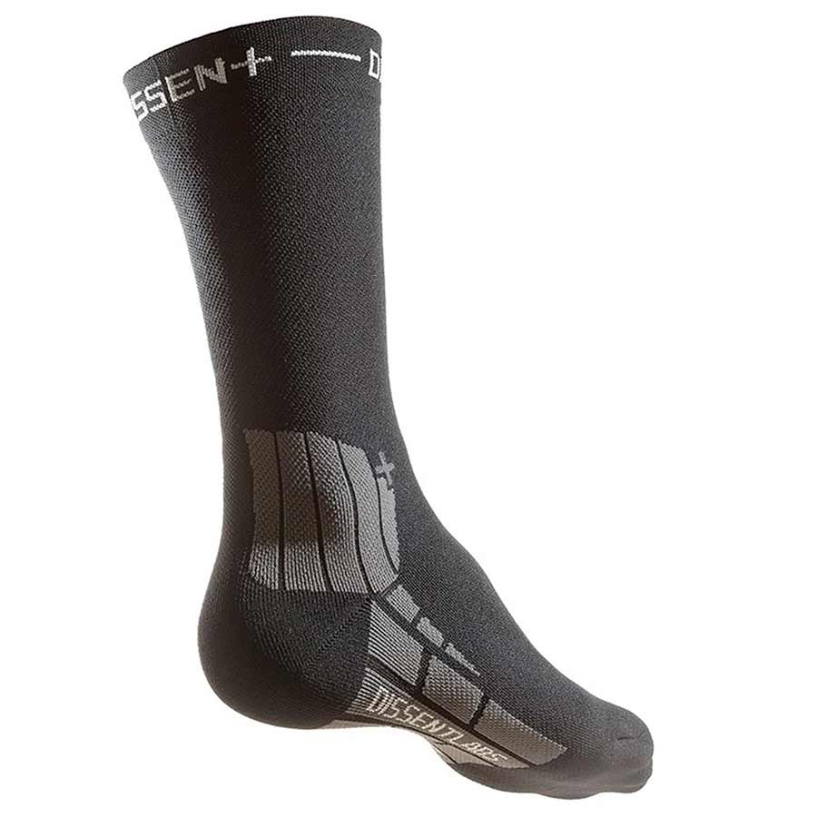 Dissent, Genuflex Crew Protect 8", Compression socks, Black, S (Men 5-7.5)