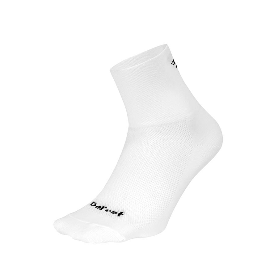 DeFeet, Aireator 2-3" Cuff, Socks, White, L, Pair