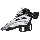 FRONT DERAILLEUR, FD-M5100-M, DEORE, FOR 2X11, MID CLAMP, FRONT-PULL, 34.9MM BAND (W/ 28.6 & 31.8MM ADPT), CS-ANGLE: 64-69, FOR TOP GEAR: 38T, CL: 48.8/51.8MM