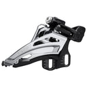 FRONT DERAILLEUR, FD-M5100-M, DEORE, FOR 2X11, MID CLAMP, FRONT-PULL, 34.9MM BAND (W/ 28.6 & 31.8MM ADPT), CS-ANGLE: 64-69, FOR TOP GEAR: 38T, CL: 48.8/51.8MM