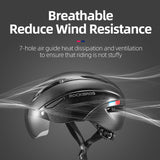 ROCKBROS Ultralight Magnetic Goggles Cycling Helmet