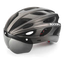 ROCKBROS Lightweight Cycling Helmet with Removable Goggles Sun Visor