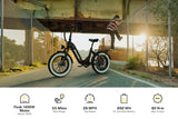 Heybike  Ranger S 2.0  Foldable Step-Thru Fat-Tire 750W Ebike, 55 Miles Max Range, 28MPH - UL Certified - Black