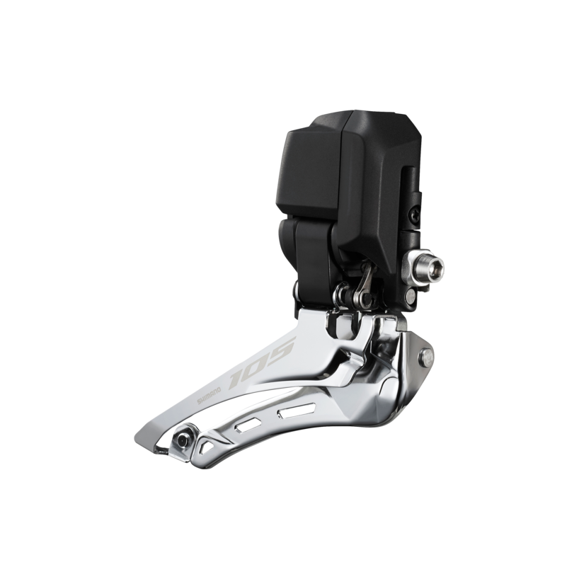 FRONT DERAILLEUR, FD-R7150, 105 Di2, FOR REAR 12-SPEED, DOWN-SWING, BRAZED-ON TYPE, CS-ANGLE: 61-66, FOR TOP GEAR: 50-52T, CL: 44.5MM