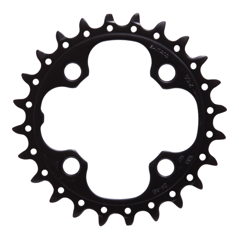 FC-M590-10 CHAINRING 24T-AE (BLACK)