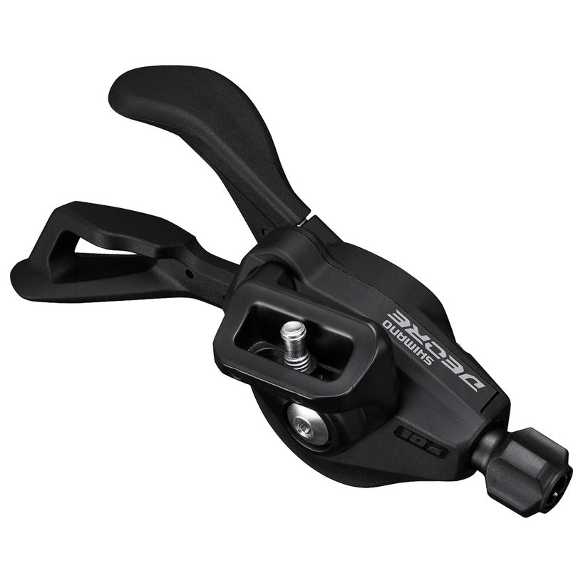 SHIFT LEVER, SL-M4100-R, DEORE, RIGHT DIRECT ATTACH (I-Spec EV), 10-S, 2050MM INNER, W/O OGD, BLACK OT-SP41S (1880MM), ADD 6MM SEALED CAP X 3, NOSE CAP X 1