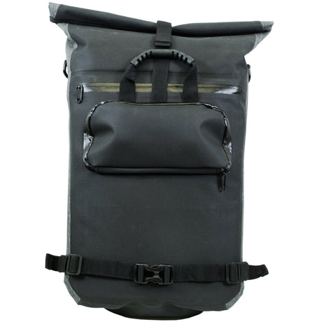 (BM-BP1BKGY) Waterproof Pannier Backpack -Black/Grey