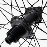 WHEEL, WH-M9220-B-29, XTR, REAR, RIM:29, 28H, FOR 12-S, R:12MM E-THRU TUBELESS OLD:148MM, W/TUBELESS TAPE, FOR CL DISC, W/O BAG
