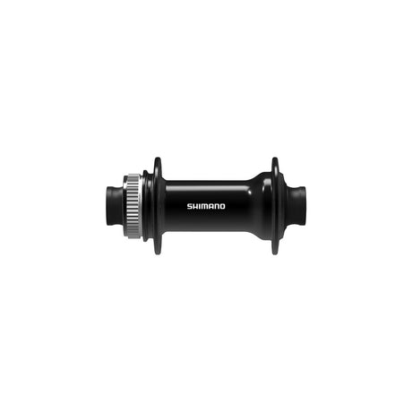 FRONT HUB, HB-TC500-12, CENTER LOCK DISC, 32H, FOR 12MM THRU TYPE AXLE (W/O AXLE), OLD:100MM, W/O LOCK RING, BLACK