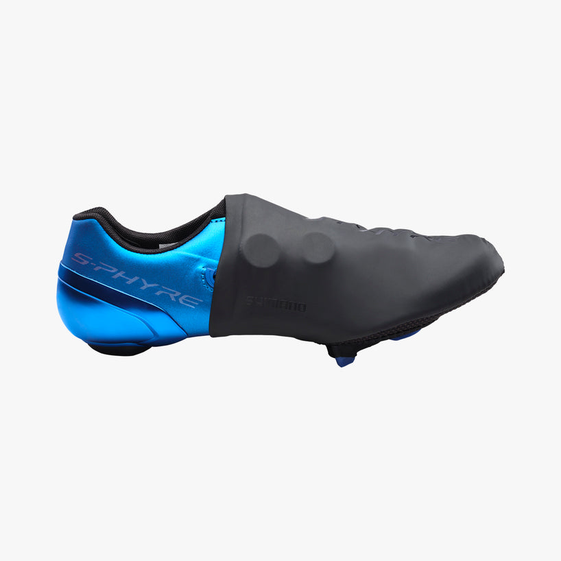 S-PHYRE HALF TOE SHOE COVER, BLACK, XXL (SHOE SIZE 47-49)