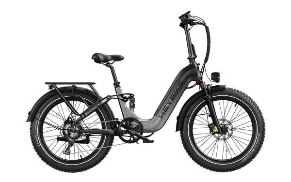 Heybike Horizon 24" Fat Tire Full Suspension Folding