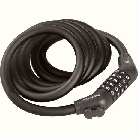 Grizzly Plus Integrated Combo Cable Bike Lock - 12mm