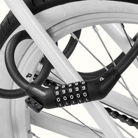 Grizzly Plus Integrated Combo Cable Bike Lock - 12mm