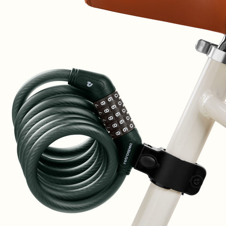Grizzly Plus Integrated Combo Cable Bike Lock - 12mm