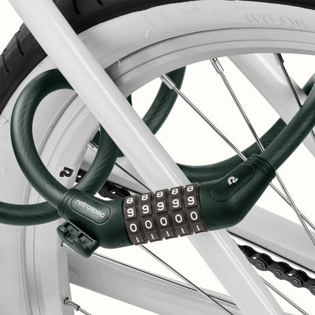 Grizzly Plus Integrated Combo Cable Bike Lock - 12mm