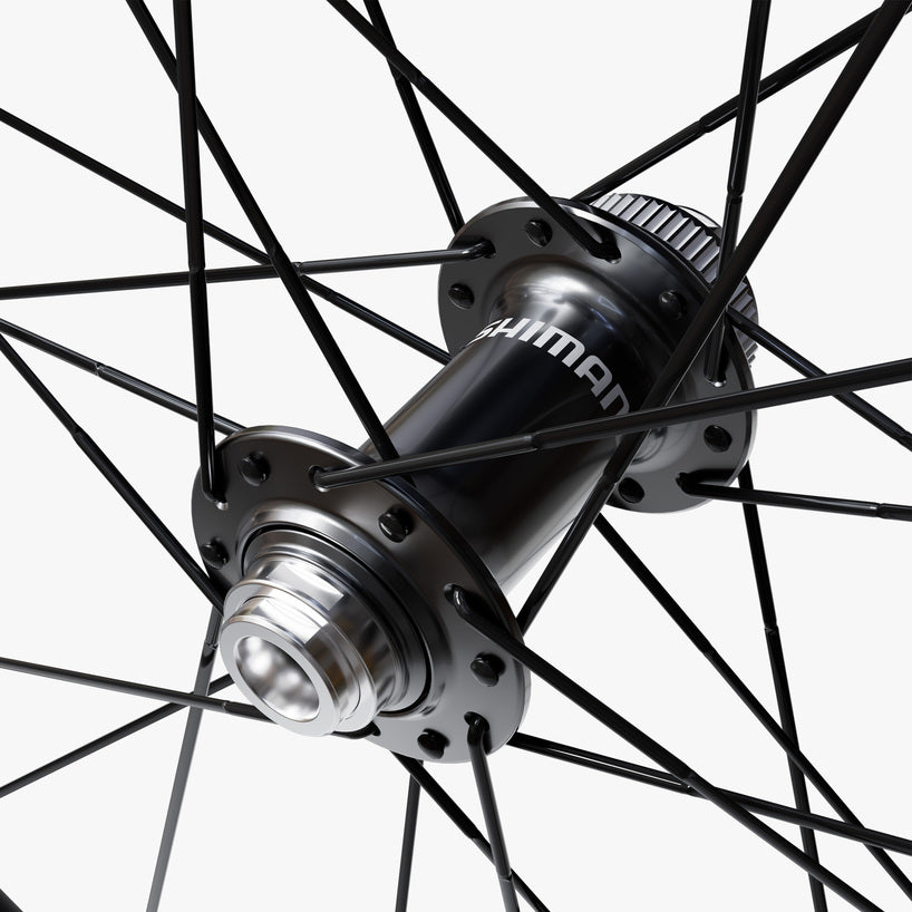 WHEEL, WH-RX880-700C, GRX, REAR, 24H, FOR 12S, OLD:142MM, R:12MM E-THRU, TUBELESS, W/TUBELESS TAPE, FOR CL DISC