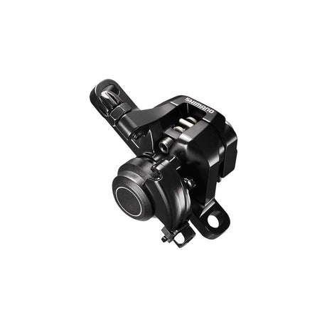 CABLE TYPE DISC BRAKE FOR ROAD, BR-R317, REAR W/ADAPTER FOR STANDARD, RESIN PAD, W/O ROTOR, BLACK