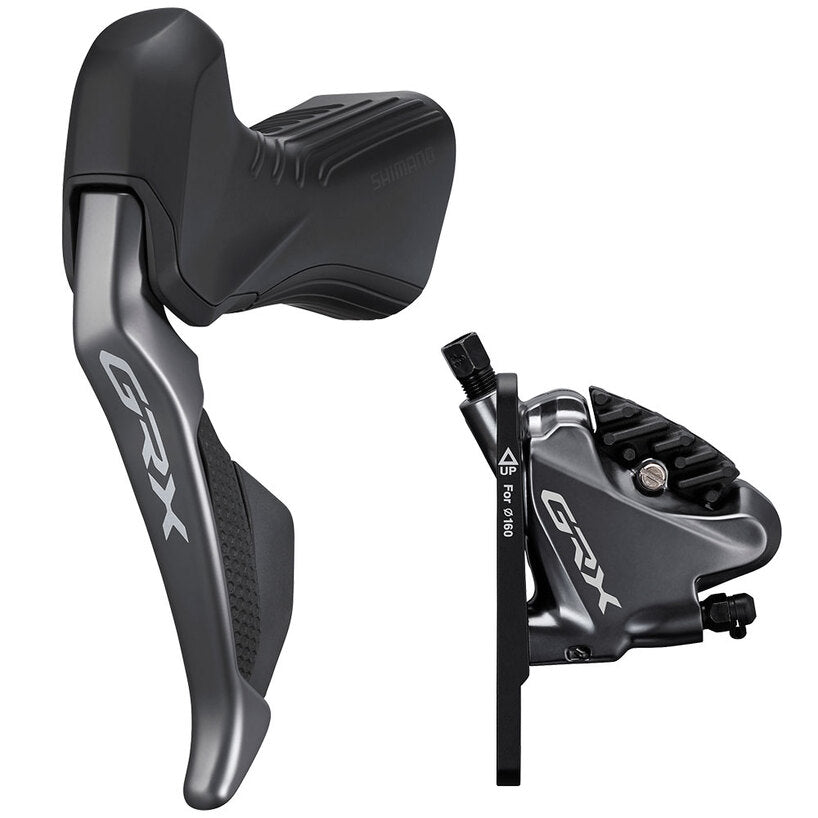 DISC BRAKE ASSEMBLED SET/J-KIT, GRX, ST-RX815(L), BR-RX810(F) Di2, RESIN PAD(W/FIN), SM-BH90 BLACK