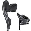 DISC BRAKE ASSEMBLED SET/J-KIT, GRX, ST-RX815(L), BR-RX810(F) Di2, RESIN PAD(W/FIN), SM-BH90 BLACK