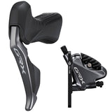 DISC BRAKE ASSEMBLED SET/J-KIT, GRX, ST-RX815(L), BR-RX810(F) Di2, RESIN PAD(W/FIN), SM-BH90 BLACK
