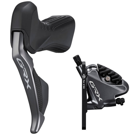 DISC BRAKE ASSEMBLED SET/J-KIT, GRX, ST-RX815(L), BR-RX810(F) Di2, RESIN PAD(W/FIN), SM-BH90 BLACK