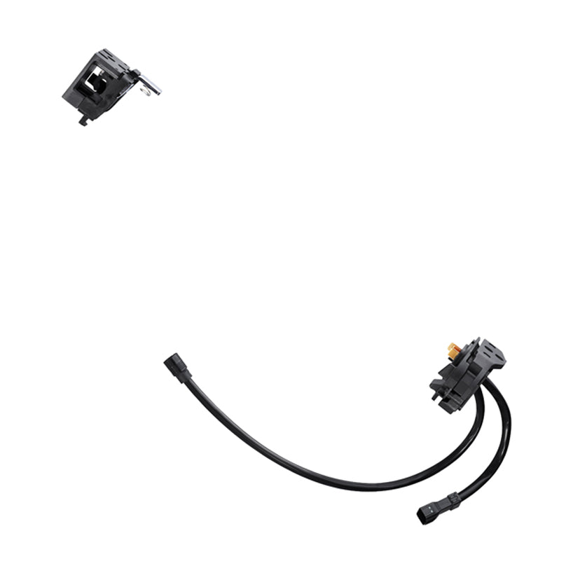 BATTERY MOUNT, BM-E8030, FOR STEPS, FOR BT-E8035 (INTEGRATED TYPE), W/KEY UNIT MOUNT, BATTERY CABLE=250MM, CABLE LENGTH TO EW-CP100=200MM