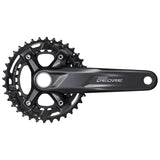 FRONT CHAINWHEEL, FC-M5100-2, DEORE, FOR REAR 11-SPEED, 2-PCS FC, 175MM, 36-26T W/O CG, W/O BB PARTS, FOR CHAIN LINE 48.8MM