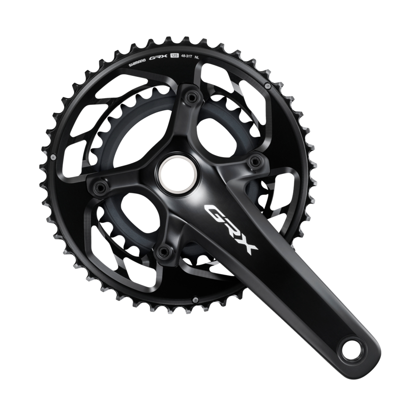 FRONT CHAINWHEEL, FC-RX820-2, GRX, FOR REAR 12-SPEED, HOLLOWTECH 2, 172.5MM, 48-31T W/O CG, W/O BB PARTS