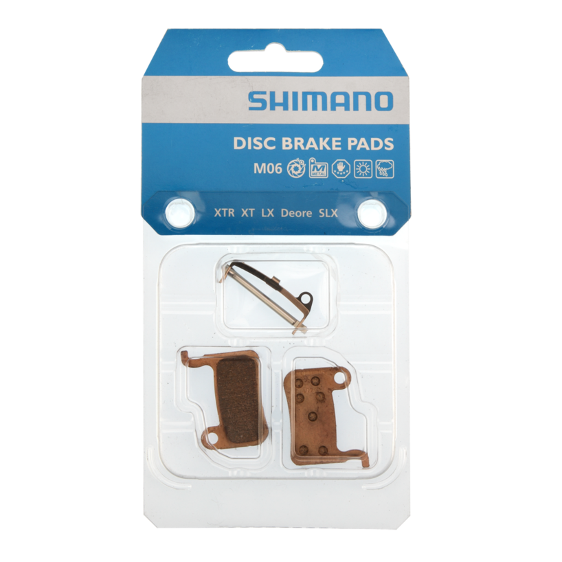 M06 METAL PAD W/O FIN, W/SPRING, W/SPLIT PIN, 1 PAIR