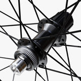 WHEEL, WH-RS710-C32-TL, REAR, 24H, FOR 11/12S, OLD:142MM, R:12MM E-THRU, TUBELESS, BLACK, W/TUBELESS TAPE, FOR CL DISC