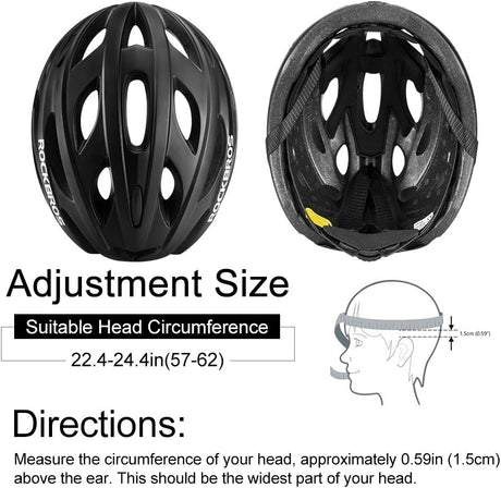 ROCKBROS Lightweight Cycling Helmet with Removable Goggles Sun Visor