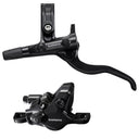 DISC BRAKE ASSEMBLED SET/J-kit, BL-M4100(L), BR-MT410(F), BLACK, W/O ADAPTER, RESIN PAD (W/O FIN), 1000MM HOSE (SM-BH59-SS BLACK), W/CONNECTER INSERT