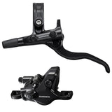 DISC BRAKE ASSEMBLED SET/J-kit, BL-M4100(R), BR-MT410(R), BLACK, W/O ADAPTER, RESIN PAD (W/O FIN), 1700MM HOSE (SM-BH59-SS BLACK), W/CONNECTER INSERT