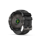 Garmin, fenix 8 AMOLED Sapphire 51mm, Watch, Watch Color: Titanium, Wristband: Orange/ Graphite - Silicone