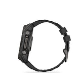 Garmin, fenix 8 AMOLED Sapphire 51mm, Watch, Watch Color: Titanium, Wristband: Orange/ Graphite - Silicone