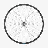 WHEEL, WH-RX570-650B, FRONT, 24H, OLD:100MM, F:12MM E-THRU, TUBELESS, BLACK, CL DISC