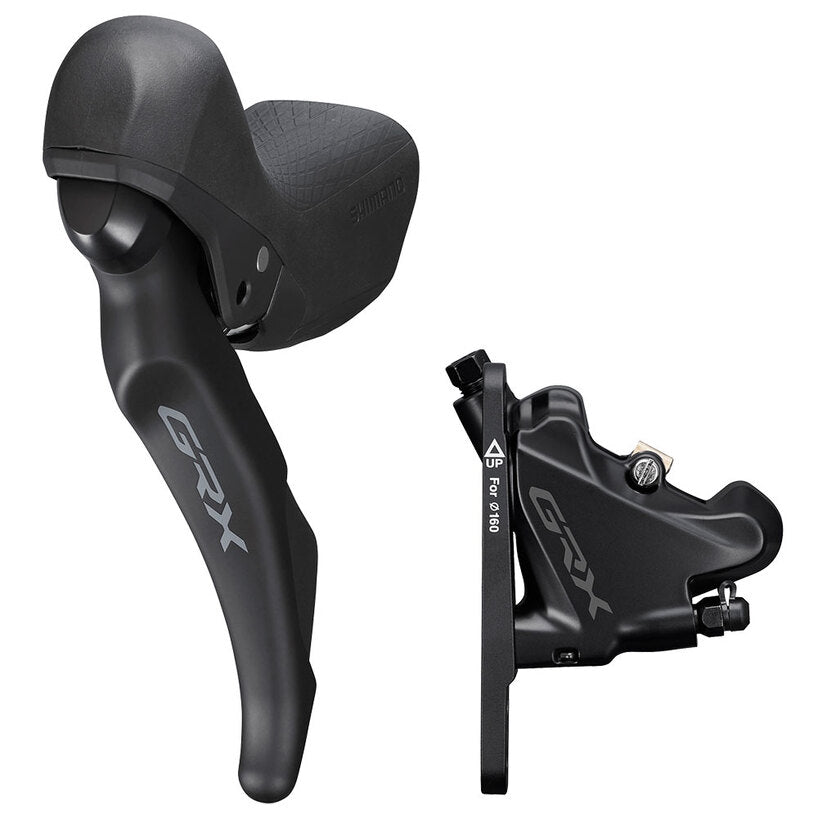 DISC BRAKE ASSEMBLED SET/J-KIT, ST-RX600(R), BR-RX400(R) FOR 25MM MOUNT, RESIN(W/FIN), SM-BH90 BLACK