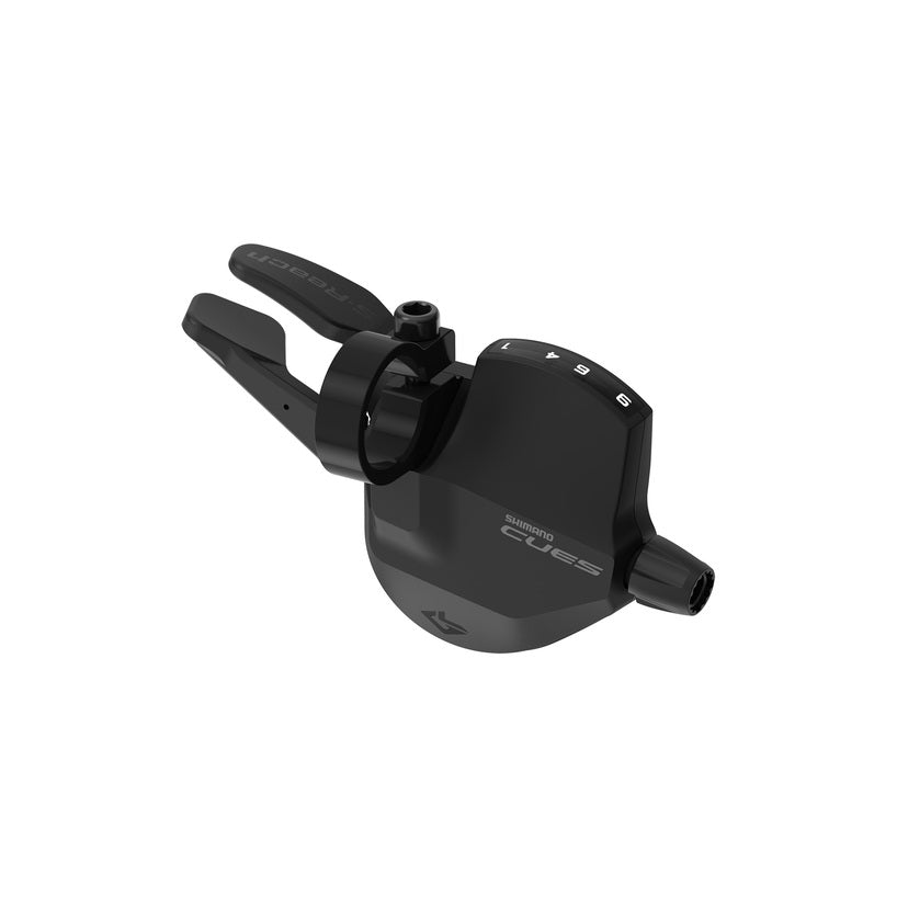 SHIFT LEVER, SL-U4050-9R, SHORT REACH, CUES, RIGHT, 9-SPEED, RAPIDFIRE PLUS, 2050MM INNER, W/ OPTICAL GEAR DISPLAY, W/ OT-SP41 BLACK OUTER 600X300MM