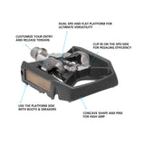 PEDAL, PD-T8000, DEORE XT, SPD PEDAL, W/ REFLECTOR, W/CLEAT (SM-SH56)