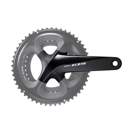 FRONT CHAINWHEEL, FC-R7000, 105, FOR REAR 11-SPEED, HOLLOWTECH 2, 172.5MM, W/O CHAINRING, W/GEAR FIXING BOLT X 4, W/O CG, W/O BB PARTS, BLACK