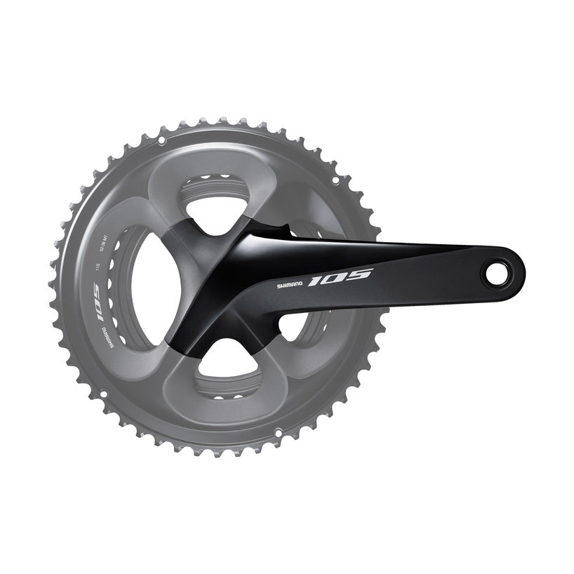 FRONT CHAINWHEEL, FC-R7000, 105, HOLLOWTECH 2, 170MM, W/O CHAINRING, W/GEAR FIXING BOLT X 4, W/O CG, W/O BB PARTS, BLACK