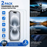 2-Pack Tempered Glass Screen Protector for iPhone 12 Mini 5.4-Inch, 9H Hardness, HD Clear, Anti-Scratch, Anti-Fingerprint, Bubble-Free, Ultra Thin, Easy to Install