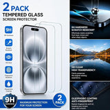2 Pack Glass Elite Screen Protector - Made for Apple iPhone 11 Pro Max and Xs Max- Case Friendly Screen - InvisibleShield - Impact & Scratch Protection