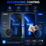 2-Pack Screen Protector for iPhone 13 Pro Tempered Glass Shatterproof